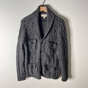 TEXTILE Elizabeth and James Charcoal Knit Sweater